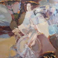 Girl with a Spinning Wheel