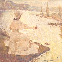 Young Lady Fishing