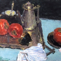 Still Life with Persimmon