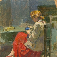Woman at Table