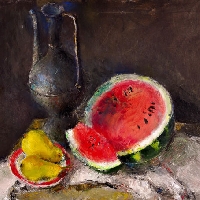 Still-Life with a Watermelon