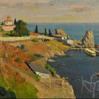 Wharf at the Chekhov's House, Crimea