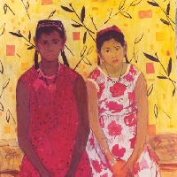 Portrait of Two Uzbek Girls 