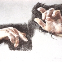 Study of Hands 1