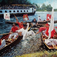 Swan Upping, Henly