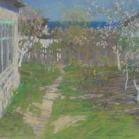 Garden in Blossom. Artist's Villa.